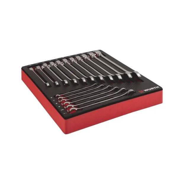 Wurth ZEBRA okasto-vilastih ključeva OK6-22 neopren 17 kom