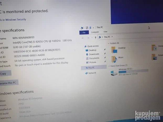 Dell Latitude 3500 i5 8gen 8gb 128ssd 15.6 FHD