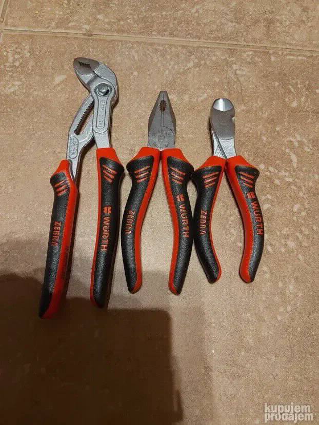 Wurth Zebra set Papagajke Cobra Secice Kombinirke NOVO