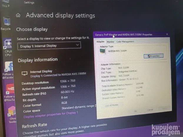 Dell Latitude 6510 i7 Q820 4gb 250gb NVS3100M