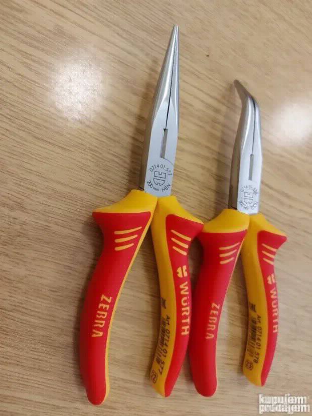Wurth Zebra Knipex Set klesta  5 vde + cobra papagajke