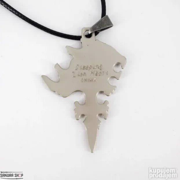 Final Fantasy Sleeping Lion Cross Ogrlica ili privezak C745