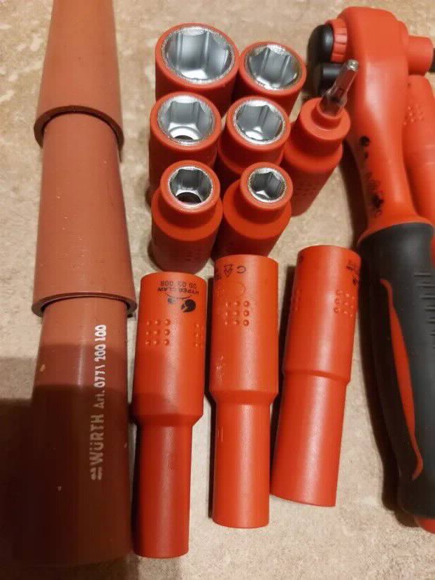 Wurth VDE nasadni ključevi 10 kom+ 3/8 racva + produzetak