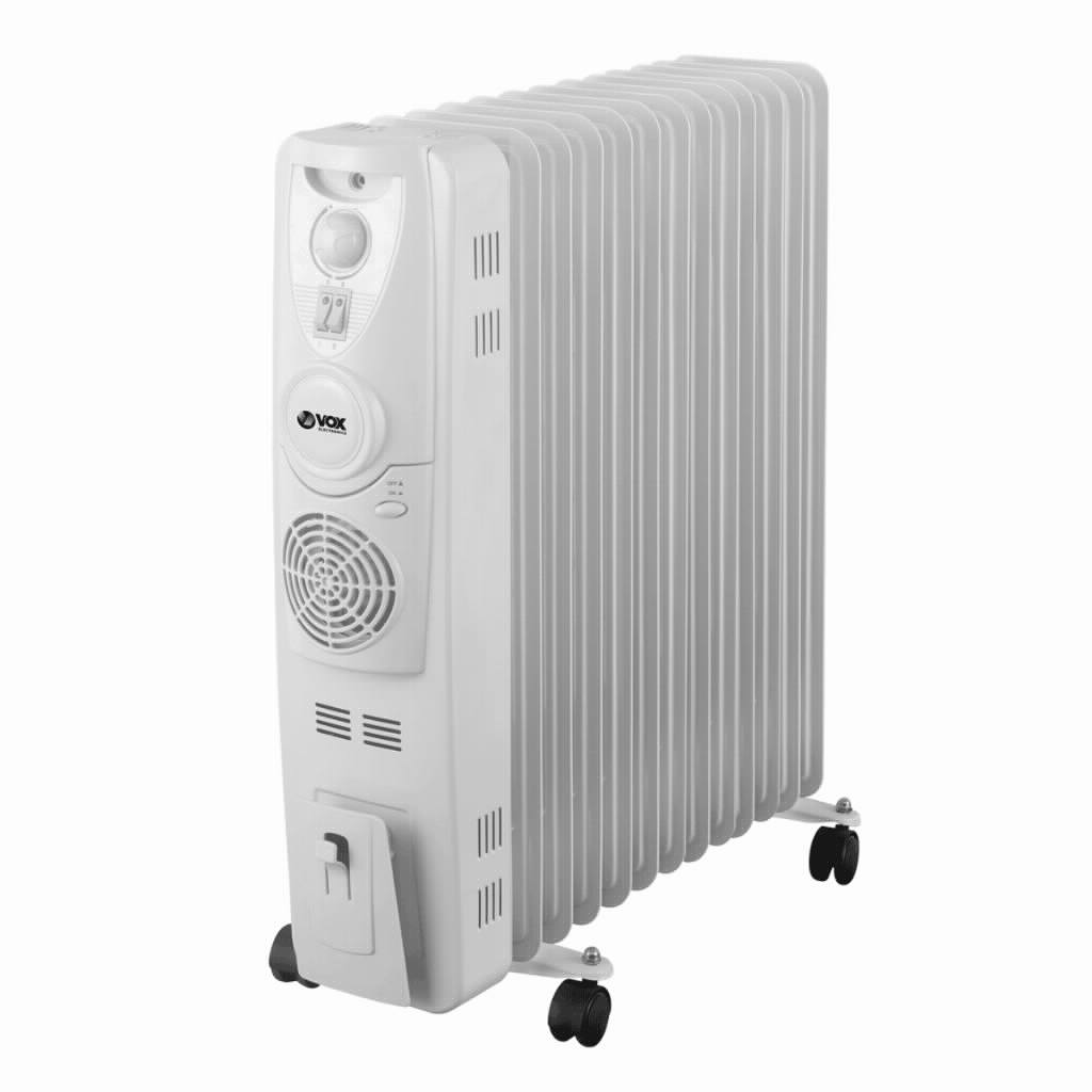 Uljani radijator Vox 2000W – 9 rebara, termostat, tiho grejanje