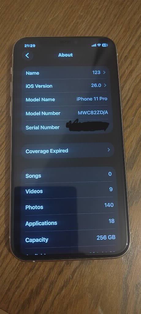 apple Iphone 11 pro 256gb beli white silver