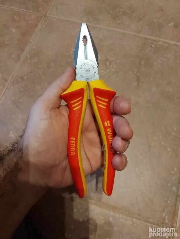 Knipex Wurth ZEBRA Klešta kombinovana VDE 0306200 kombinirke