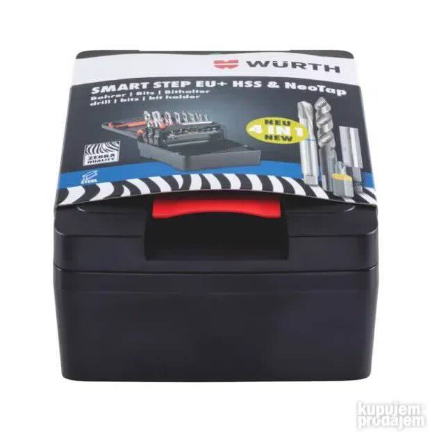 Wurth Zebra set masinskih ureznica bitova M3-M12 Form D