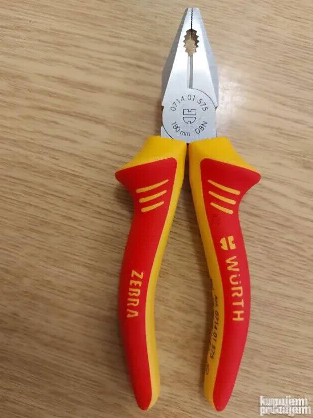 Wurth Zebra Knipex Set klesta  5 vde + cobra papagajke