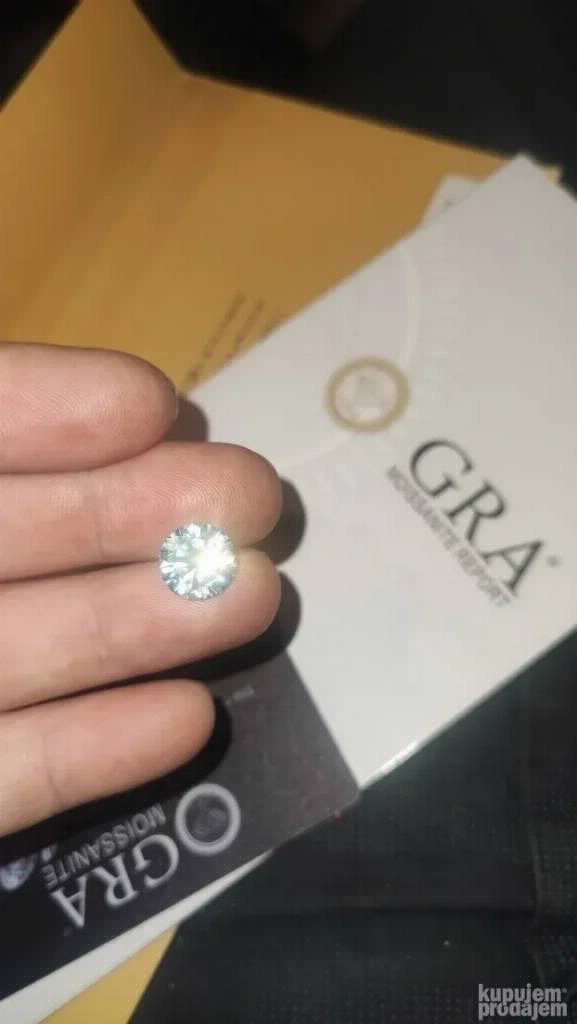 TOP Mojsanit Dijamant 11mm - 5CT ! (STIGLO)