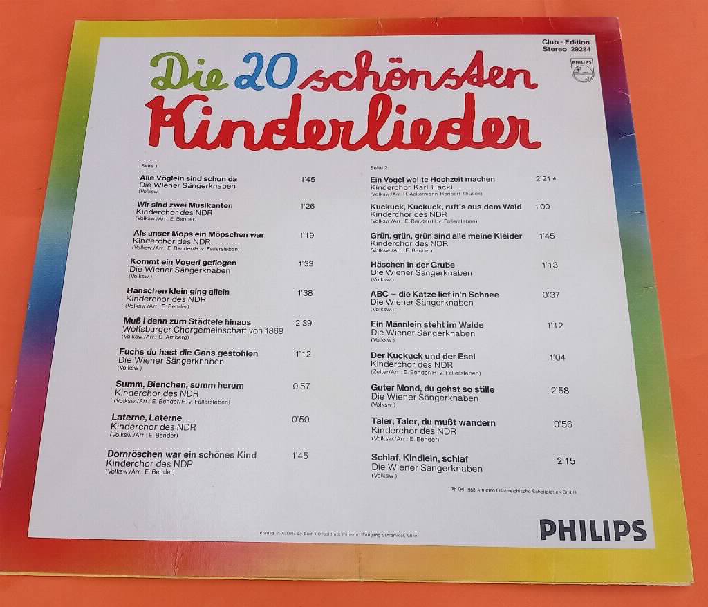 Die 20 Sconsten Kinderlieder