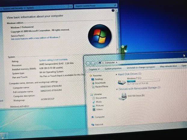 Compaq CQ60 Amd SI-42 4gb ram 80gb hard 15.6 Geforce