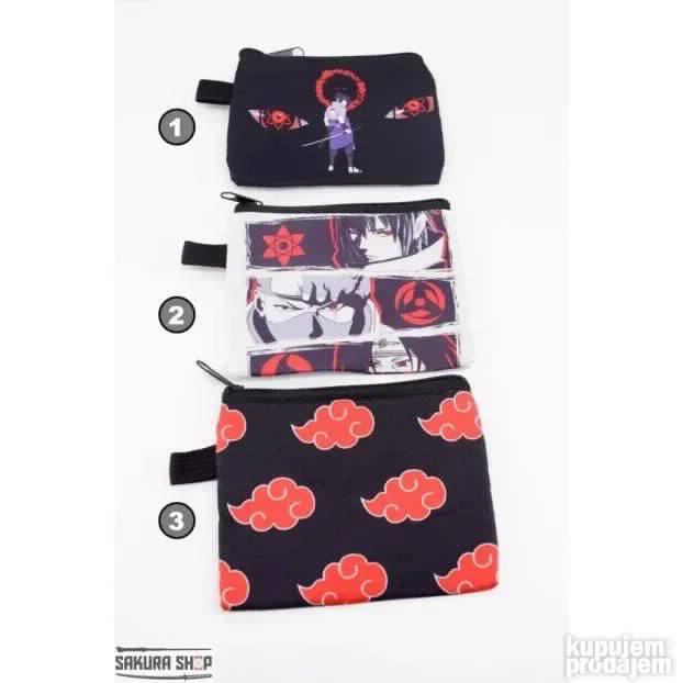 Naruto Shippuden Zip Novčanici (3 varijante) V001 (C053)