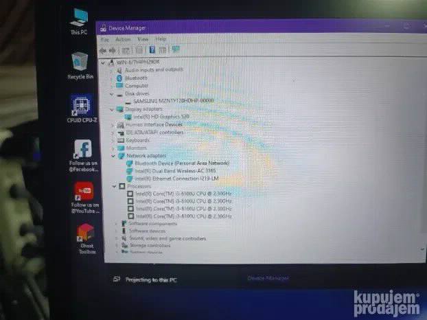 Micro Pc Bluechip i3 6gen 4gb 128ssd Intel 520 wifi