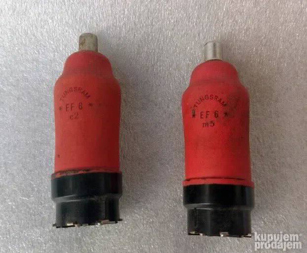 Tungsram EF 6 Radio Audio Tube Lampe 2kom