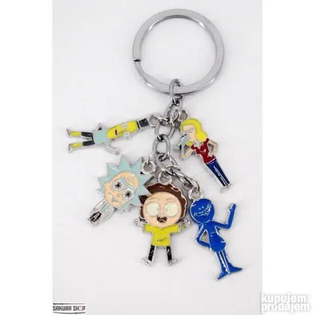 Rick And Morty Metalni Privezak