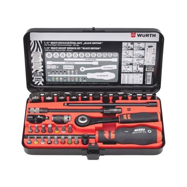 Wurth Zebra set gedora racva 1/4 NOVO BLACK EDITION