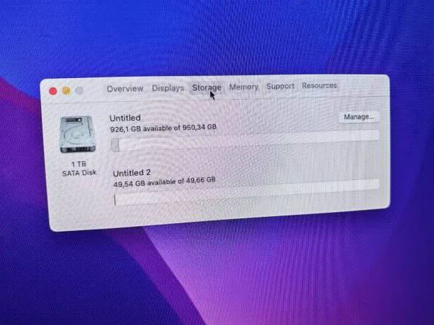 imac 21.5 Late 2013 i5 8gb 1Tb iris gpu Monterey