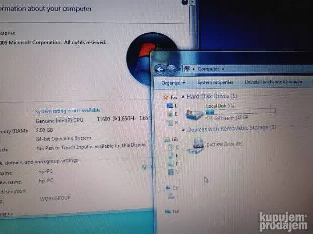Hp 6730s t1600 2gb 160gb 15.4