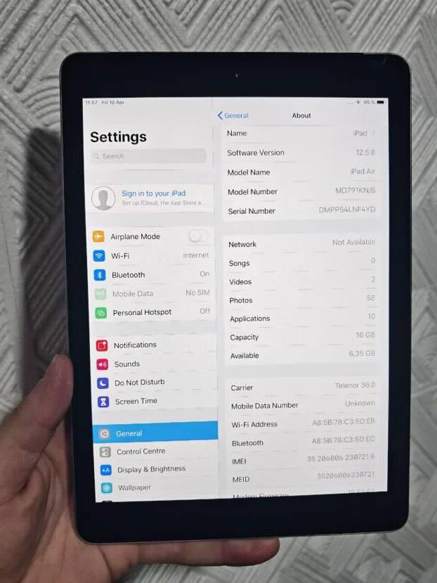 iPad Air A1475 sa sim karticom