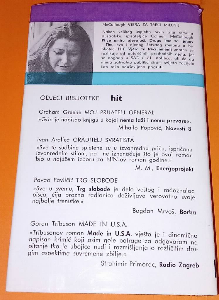 Vjera za treći milenij Colleen McCullough