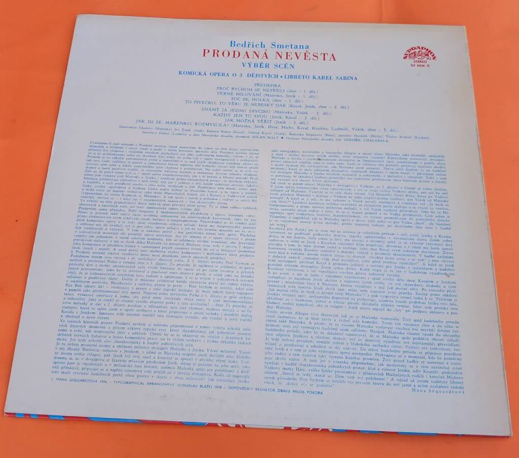 Bedrich Smetana ‎ Prodana Nevesta