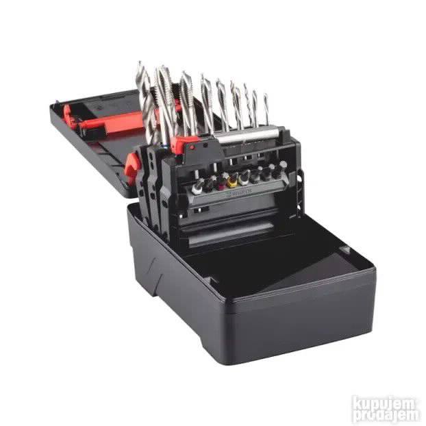 Wurth Zebra set masinskih ureznica bitova M3-M12 Form D