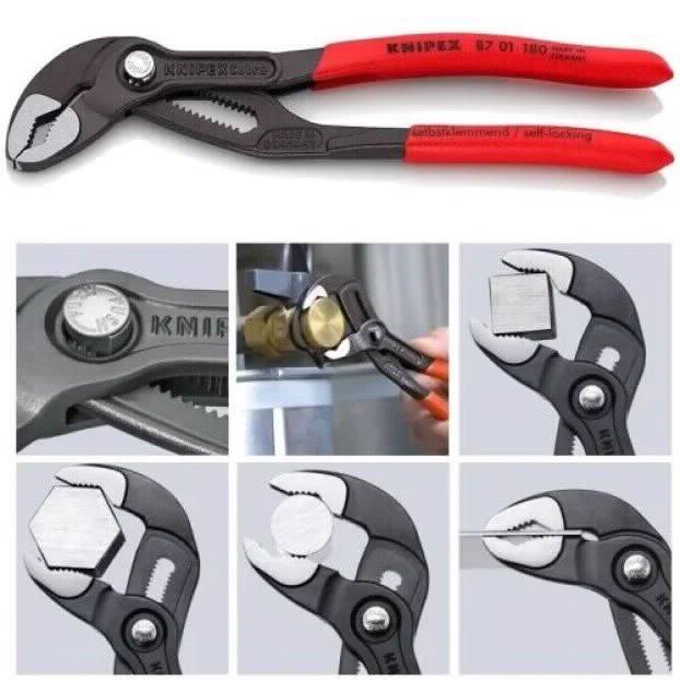 Knipex Wurth Cobra papagajke 180 mm NOVO