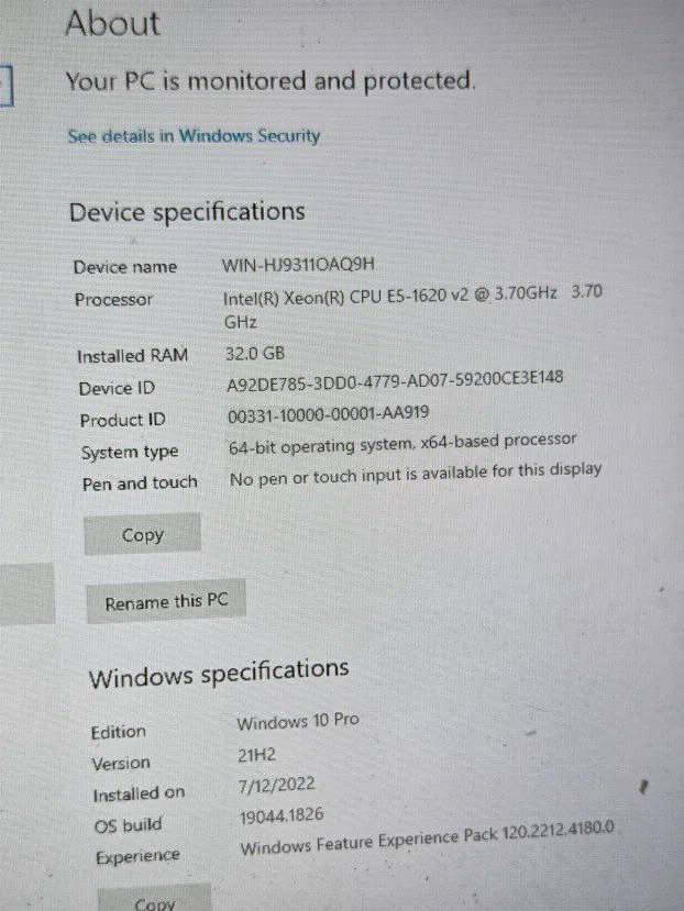 Hp Workstation Z420 32gb ram Xeon 256ssd Ati R7 200 600w