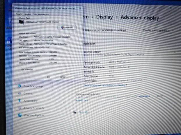 Acer Ryzen 7 8gb 256ssd Vega 10 Gpu FHD