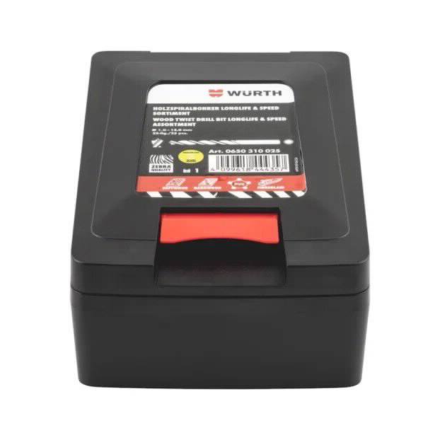 Wurth Zebra set burgija za drvo Longlife Speed 25 kom