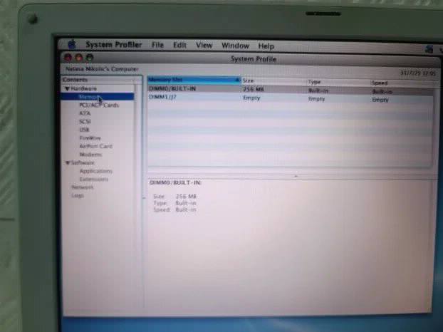 RETRO RETKOST ibook G4