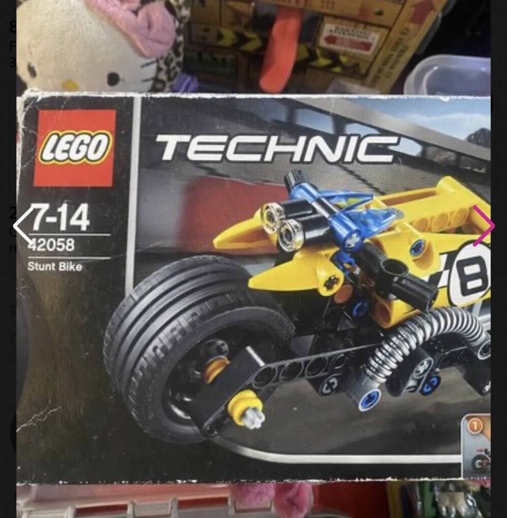 LEGO Technic 42058 Stunt Bike - Kompletna kolekcija