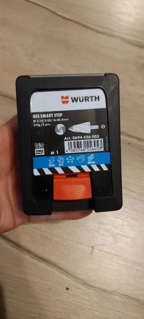 Wurth Zebra konusne burgije jelkice HSS Smart Step 3 kom