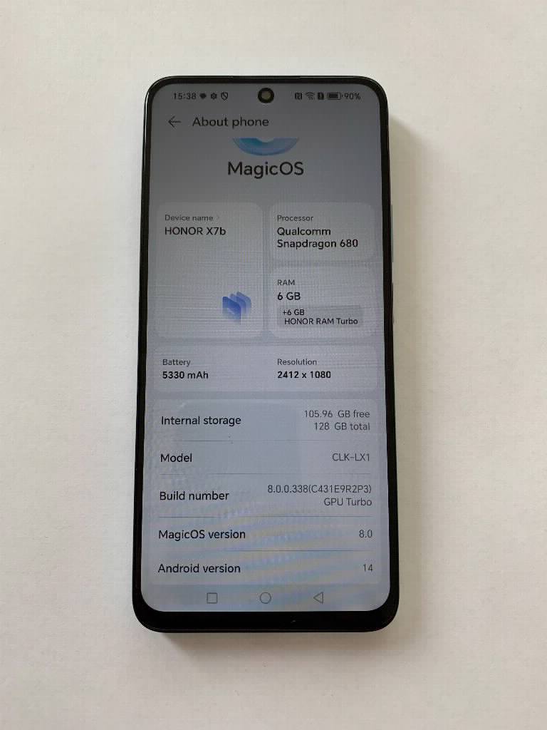 Honor X7b zeleni