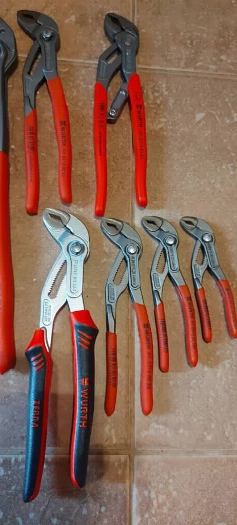 Knipex Wurth Cobra papagajke svih velicina NOVO POVOLJNO