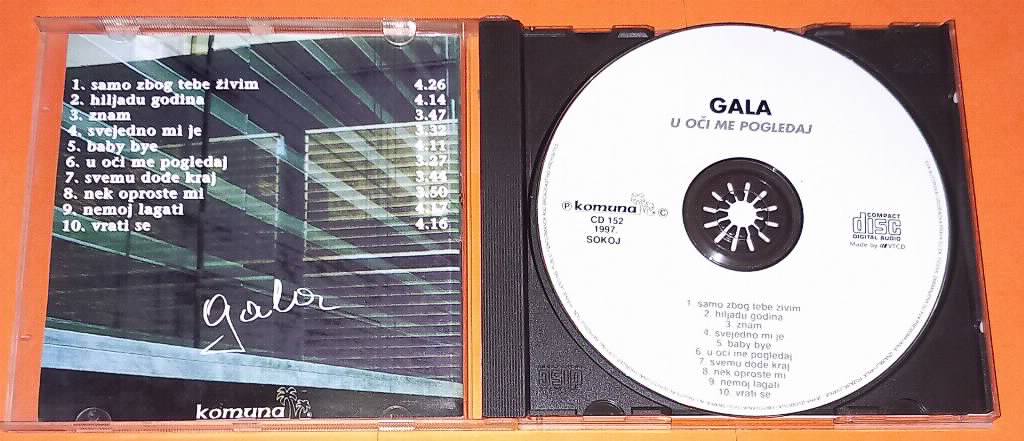 Gala – U Oči Me Pogledaj (CD, 1997, Komuna)