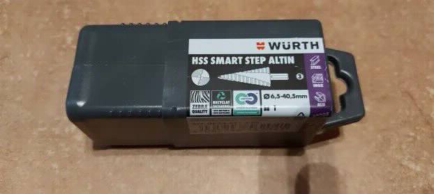 Wurth stepenaste burgije jelkica HSS-AlTiN 6.5 - 40.5 mm