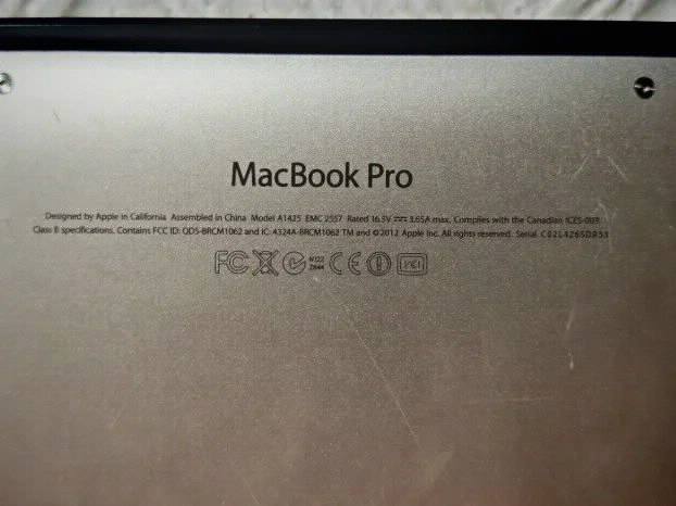 Macbook PRO Retina late 2012 i5 8gb 128ssd 13.3 Monterey