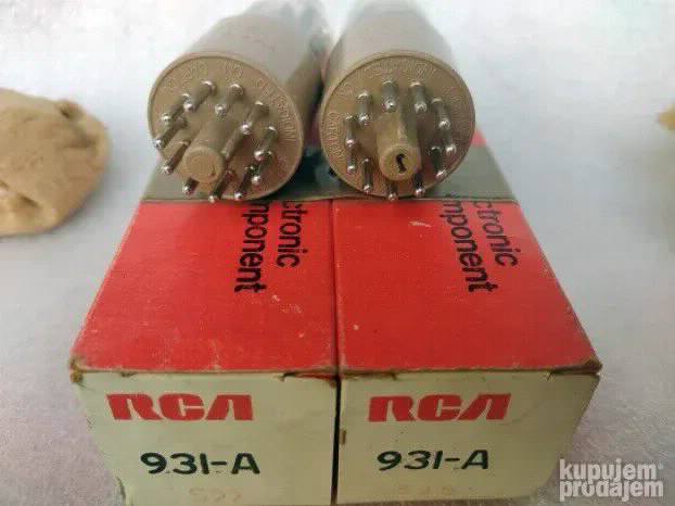RCA 931A Vacum TUBE Lampe 2 kom Made in USA