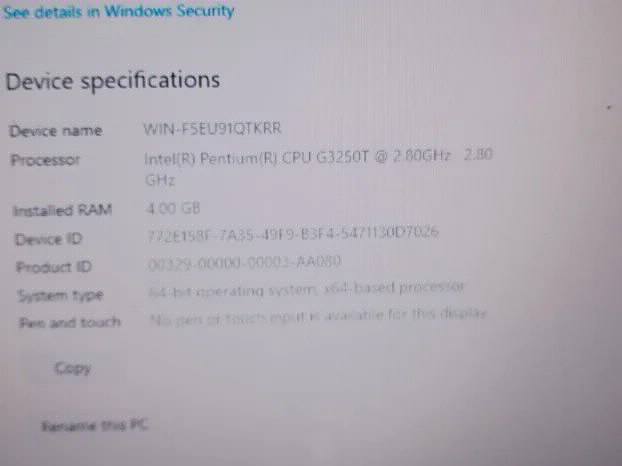 Hp Prodesk 400 G1 G3250T 4gb 500Gb