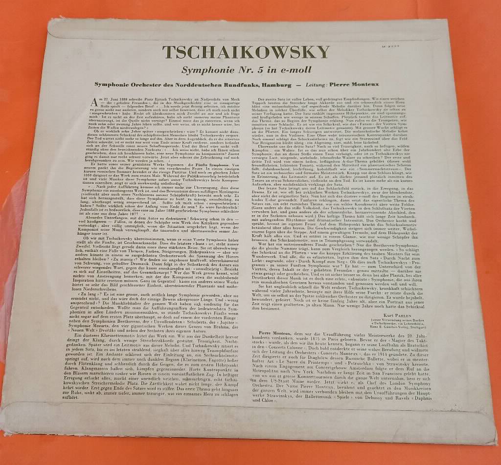 Tchaikowsky Symphonie Nr  5