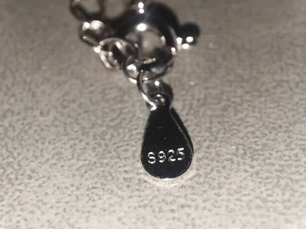 TOP S925 Ogrlica sa 7 Mojsanit Dijamanata 2,8 CT