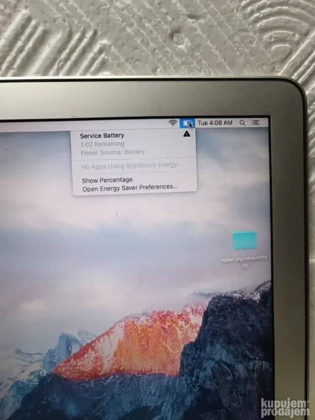 Macbook Air 13 i5 4gb 120gb ssd Monterey