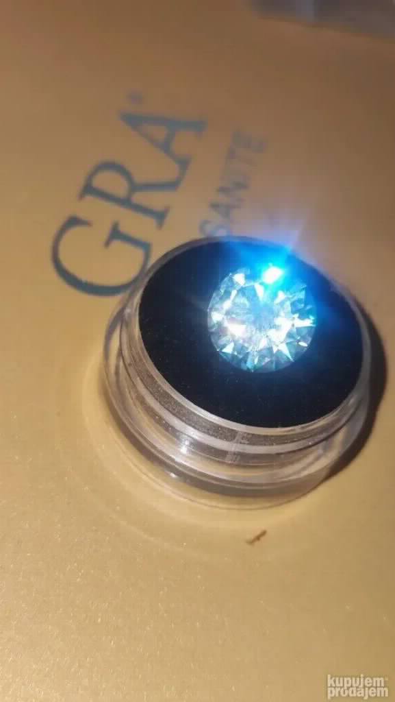 TOP Mojsanit Dijamant 11mm - 5CT ! (STIGLO)