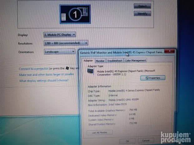 Hp 6730s t1600 2gb 160gb 15.4