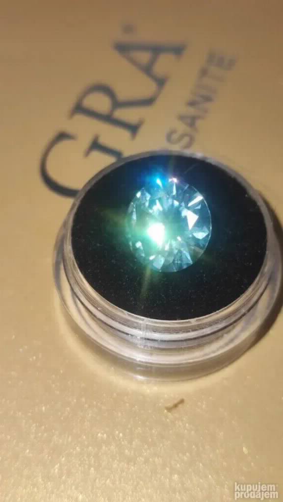 TOP Mojsanit Dijamant 11mm - 5CT ! (STIGLO)