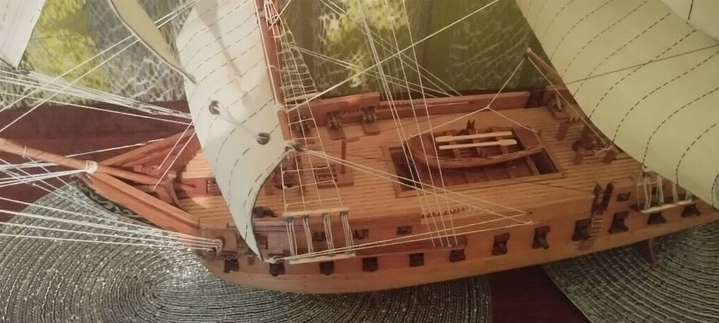 Maketa broda USS Constitution ručni rad