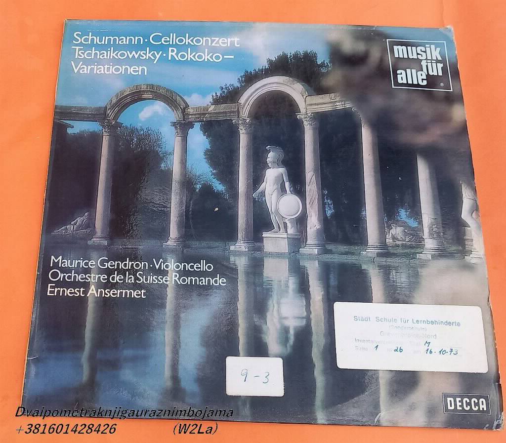 Schumann Cellokonzert  Tchaikovsky Rokoko Variationen