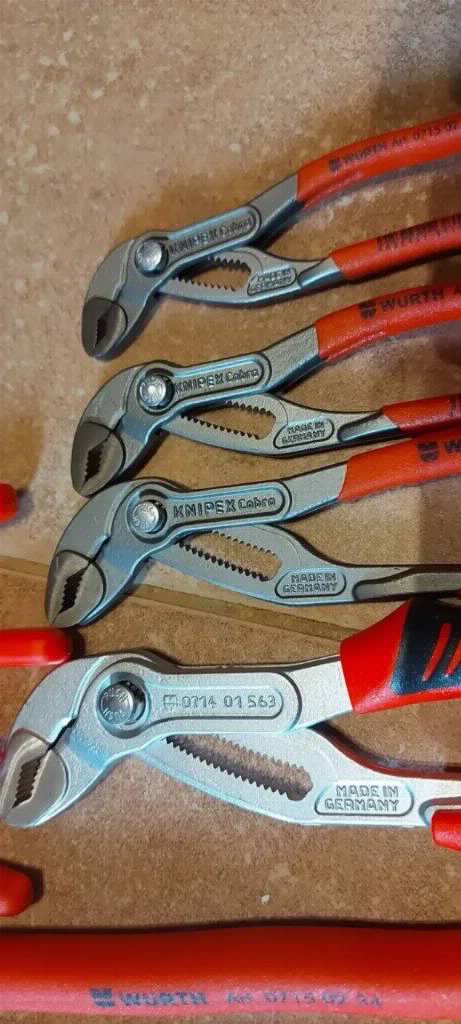 Knipex Wurth Cobra papagajke svih velicina NOVO POVOLJNO