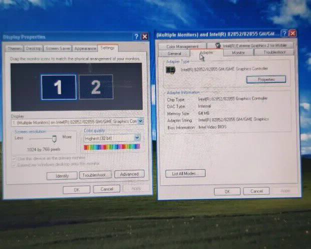 RETRO Toshiba Tecra Win Xp Lpt port Wifi